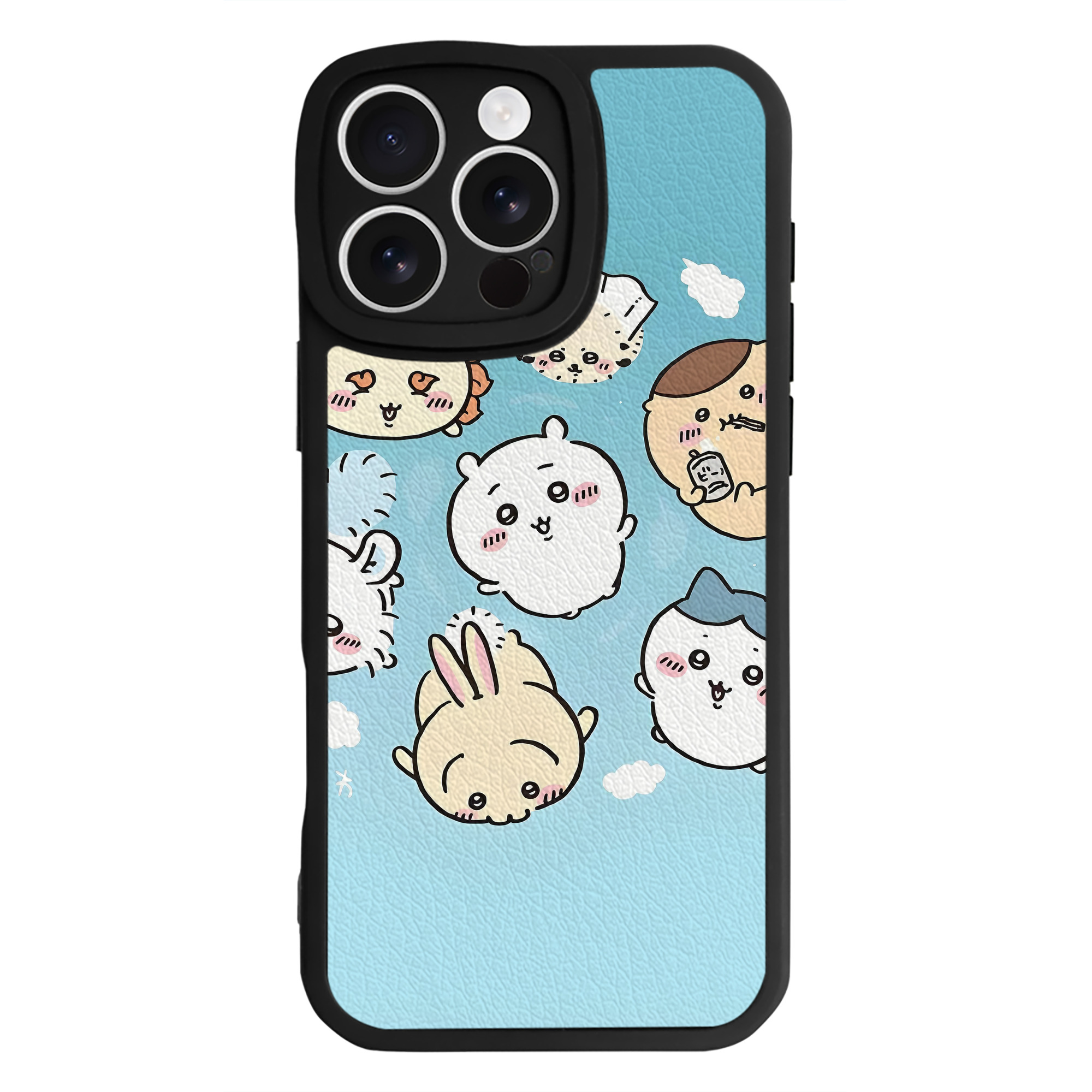 （画像用） ちいかわ Chii-kawa 【iPhone 16シリーズ対応】シリコンスマホケース（レザー調） 材質：シリコン